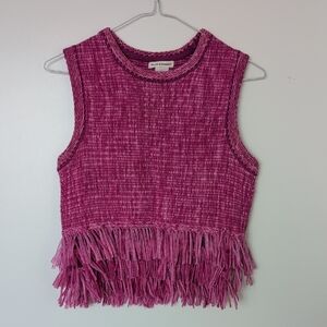 Club Monaco Magenta Knit Top